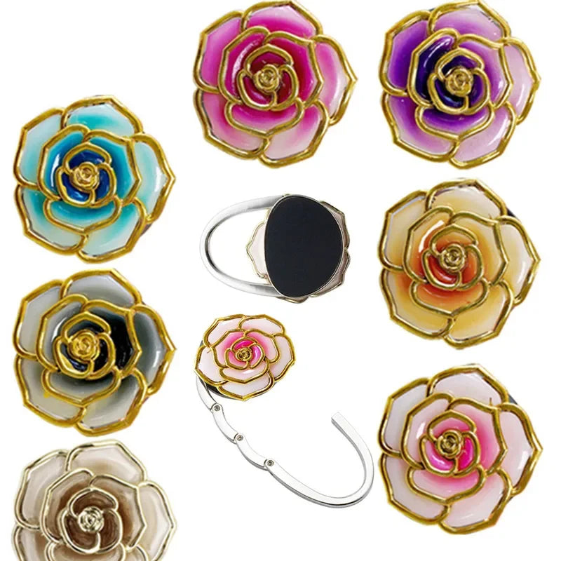 Rose Foldable Hanging Bag Holder
